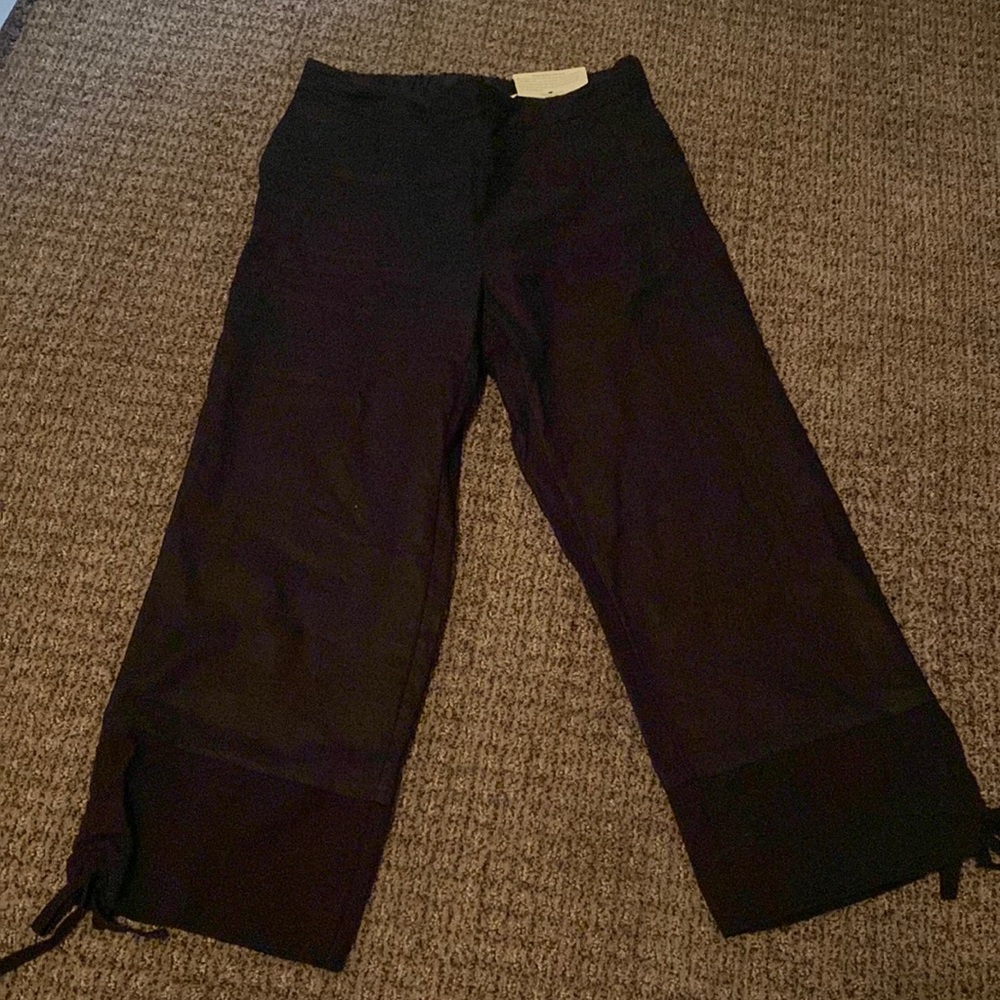 NWT soft surroundings straight leg crop pants